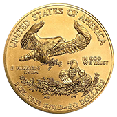 American Eagle Gold back