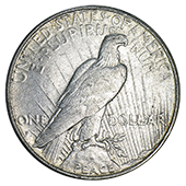 Peace Silver CoinBack